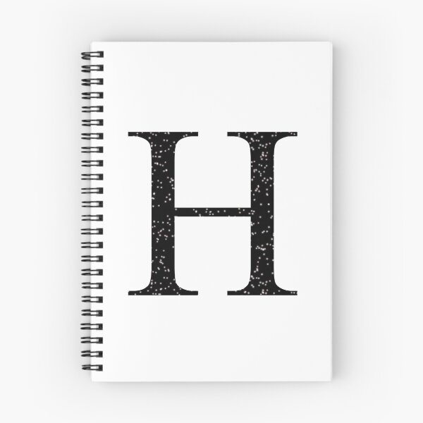 Item preview, Black Glitter Letter H designed and sold by muffinstandd.