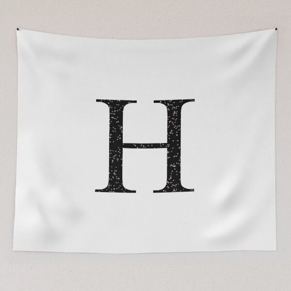Item preview, Black Glitter Letter H designed and sold by muffinstandd.
