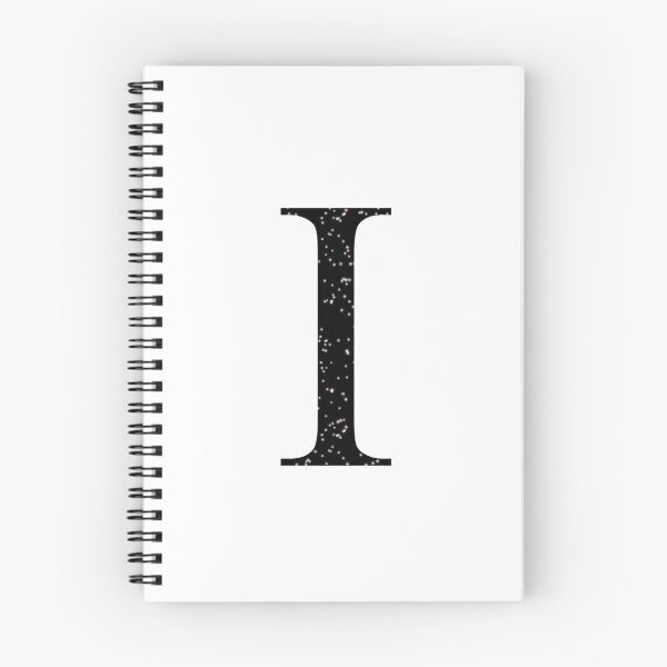 Item preview, Black Glitter Letter I designed and sold by muffinstandd.