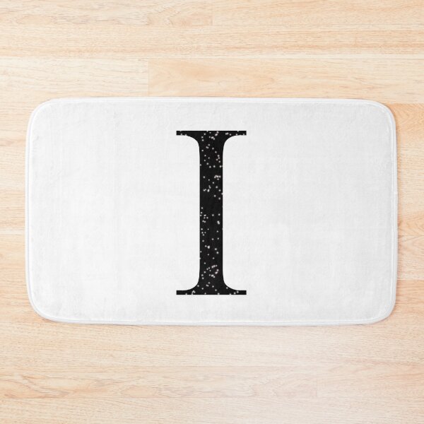 Item preview, Black Glitter Letter I designed and sold by muffinstandd.