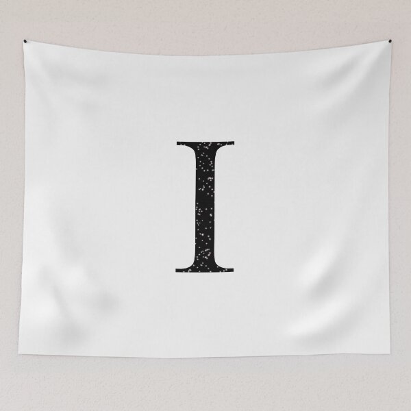 Item preview, Black Glitter Letter I designed and sold by muffinstandd.