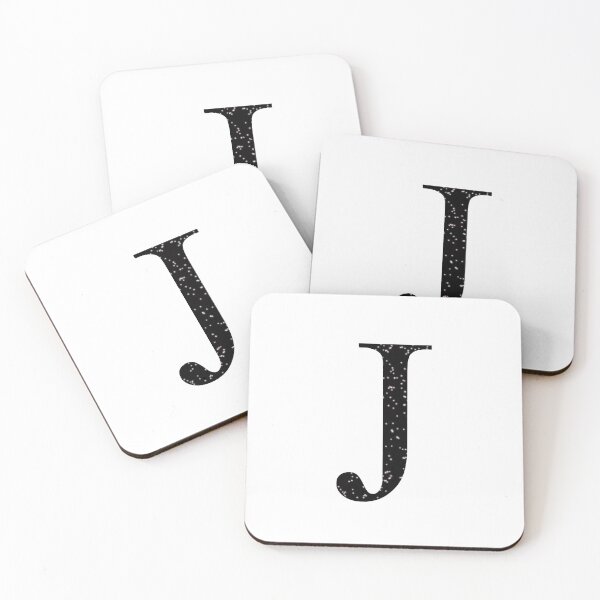 Item preview, Black Glitter Letter J designed and sold by muffinstandd.
