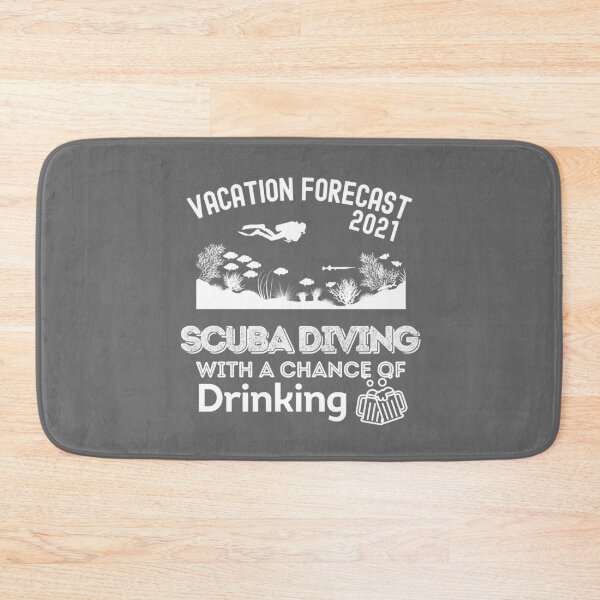 Item preview, Vacation Forecast 2021 Scuba Diving With A Chance Of Drinking designed and sold by StudioAquaLumos.