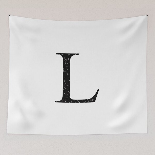 Item preview, Black Glitter Letter L designed and sold by muffinstandd.