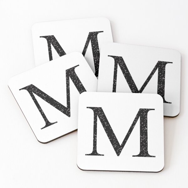 Item preview, Black Glitter Letter M designed and sold by muffinstandd.