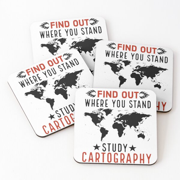 Item preview, Find out where you stand Study cartography  designed and sold by AwesomeWorld1.