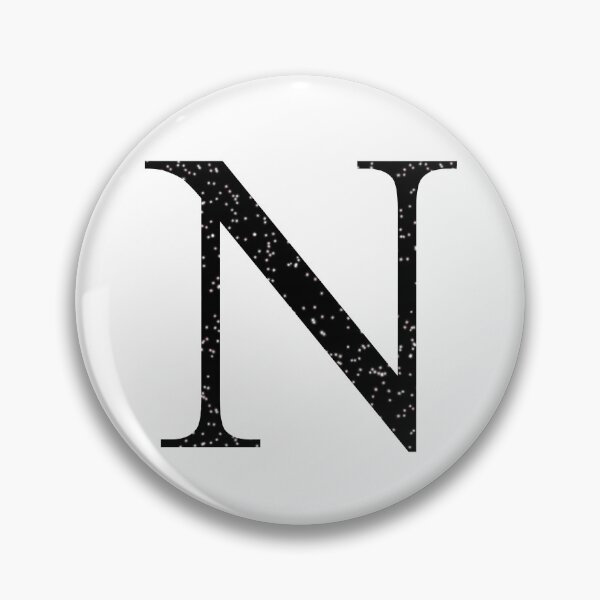 Item preview, Black Glitter Letter N designed and sold by muffinstandd.