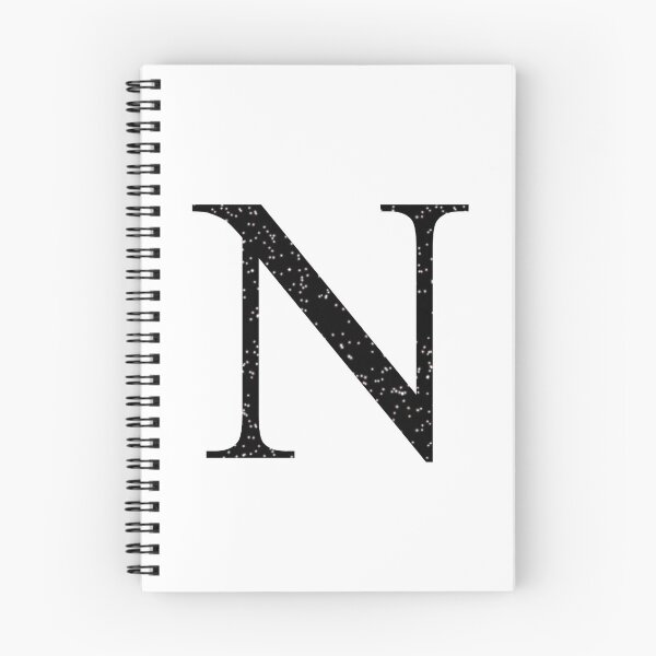 Item preview, Black Glitter Letter N designed and sold by muffinstandd.
