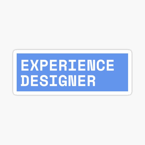 Item preview, EXPERIENCE DESIGNER: designer sticker pack designed and sold by the Boletus.