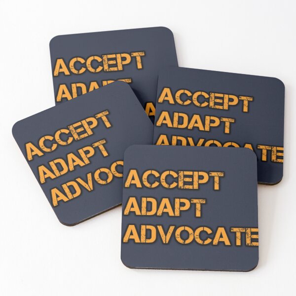 Item preview, Accept Adapt Advocate designed and sold by shopcom.