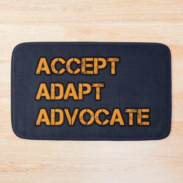 Item preview, Accept Adapt Advocate designed and sold by shopcom.