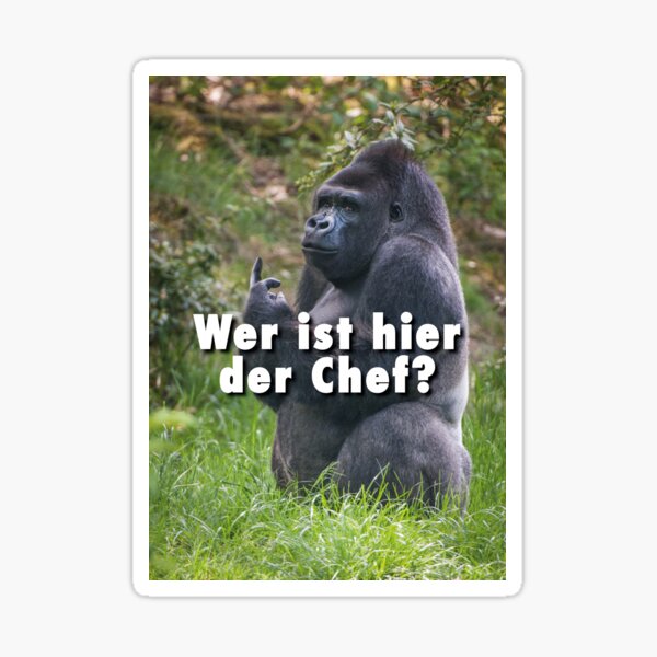 Artikel-Vorschau von Wer ist hier der Chef?, designt und verkauft von Ingo Gerlach.