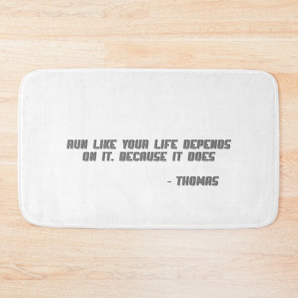 Item preview, maze runner - thomas quote designed and sold by tomky designs.