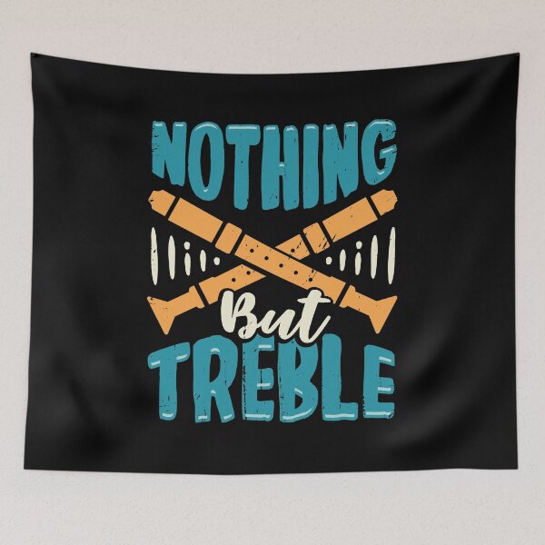 Item preview, Nothing But Treble Flute Player Gift designed and sold by Marcid95.