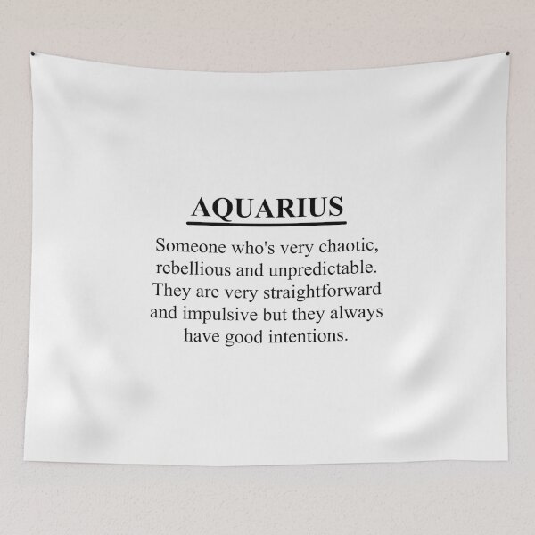 Item preview, Aquarius Star Sign Definition designed and sold by Swarno.