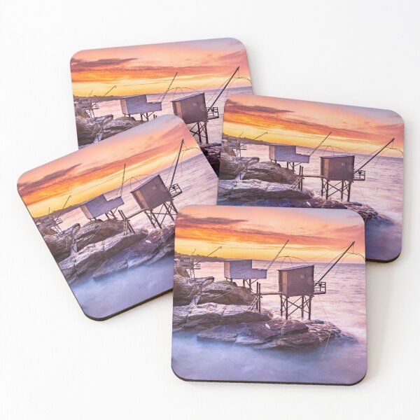 Item preview, Sunrise over the Birochère fisheries in Pornic designed and sold by RobArt-Photo.