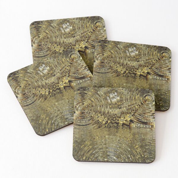 Item preview, Trippy golden watery ripples design  designed and sold by TrippyEarth.