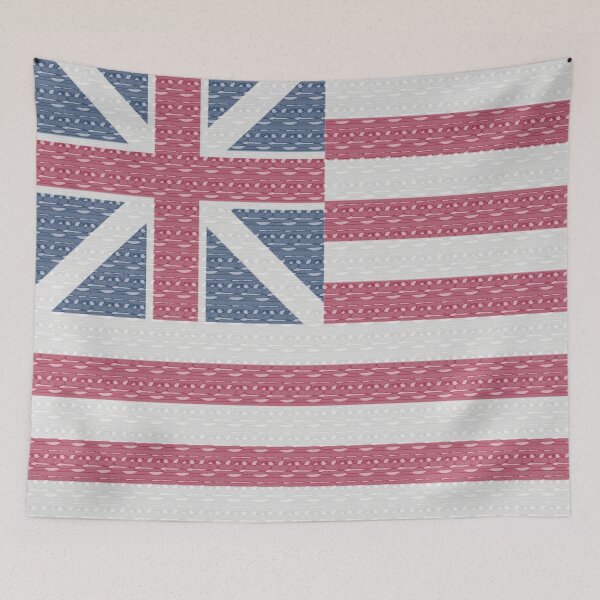 Item preview, Textured Grand Union Flag Reinvented 03 (Original artwork/design, not reproduction) designed and sold by vortexatelier.