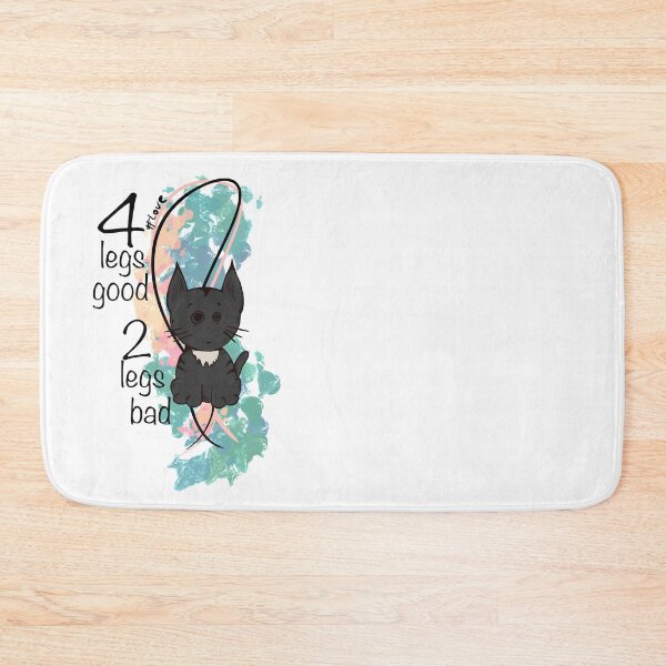 Item preview, Four Legs Good two legs bad Sticker designed and sold by emm-j.