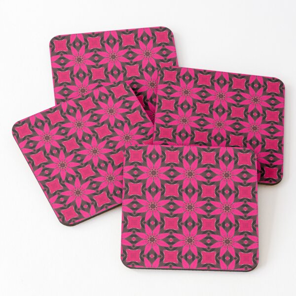Item preview, Red Leaves Geometric designed and sold by Kay Grinsteinner.