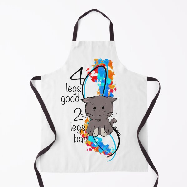 Item preview, Four Legs Good two legs bad Sticker designed and sold by emm-j.