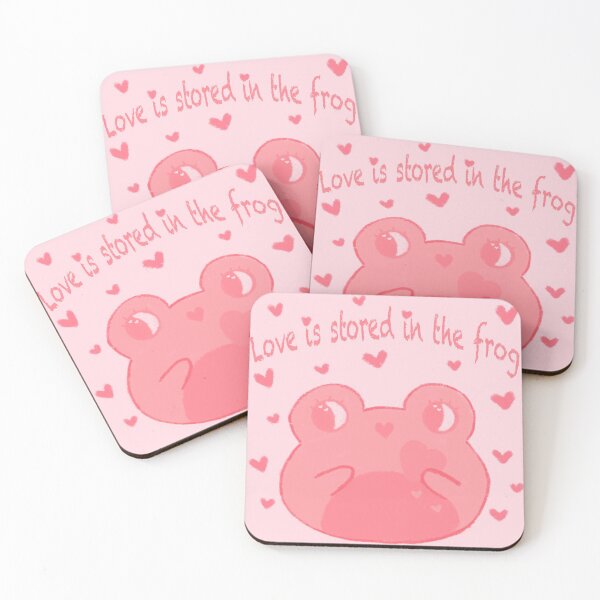 Item preview, Love is stored in the frog designed and sold by Bibabblesart.