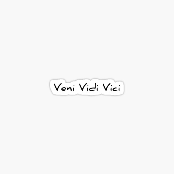 Veni Vidi Vici, I Came, I Saw, I Conquered, Theseus And The Minotaur  Sticker for Sale by xownsend