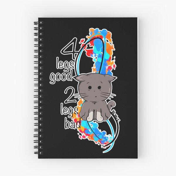 Item preview, Four Legs Good two legs bad Sticker designed and sold by emm-j.