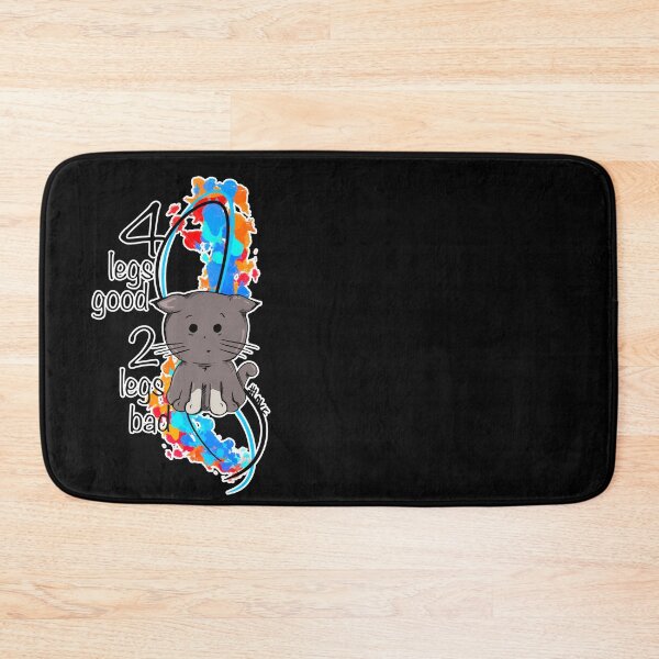 Item preview, Four Legs Good two legs bad Sticker designed and sold by emm-j.