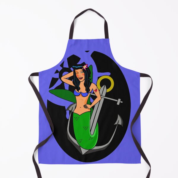 Item preview, Daisy Jones - Mermaid Pin-Up designed and sold by BrazenSwagger.