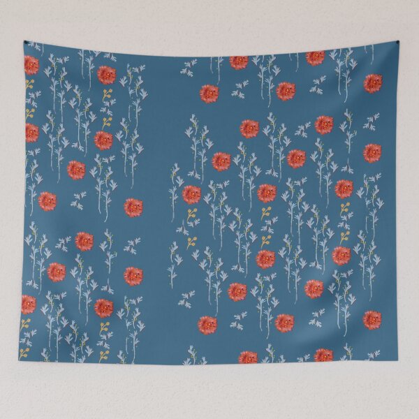 Item preview, California Cactus Flower and Sage Pattern designed and sold by Mary Jane Lange.
