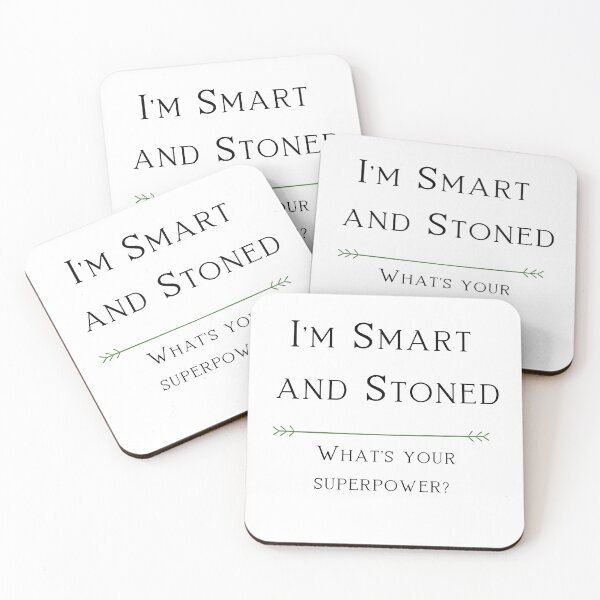Item preview, | Smart And Stoned |Smart Successful Stoner | Weed Memes | designed and sold by AlfaEcho.