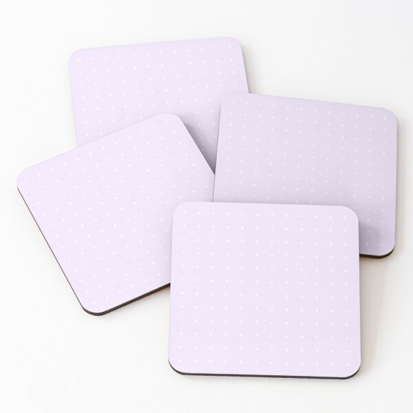 Item preview, Spaced-Out Tiny Hexagons, simple geometric print, white on pale mauve designed and sold by Susan Marie Williams.