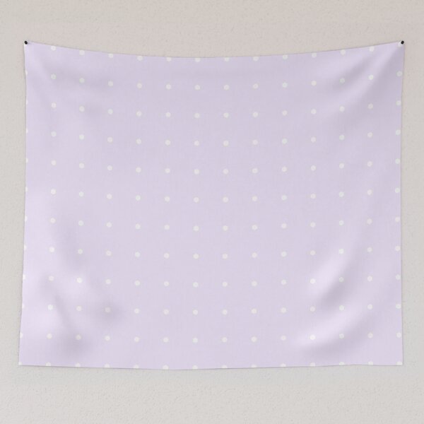 Item preview, Spaced-Out Tiny Hexagons, simple geometric print, white on pale mauve designed and sold by Susan Marie Williams.