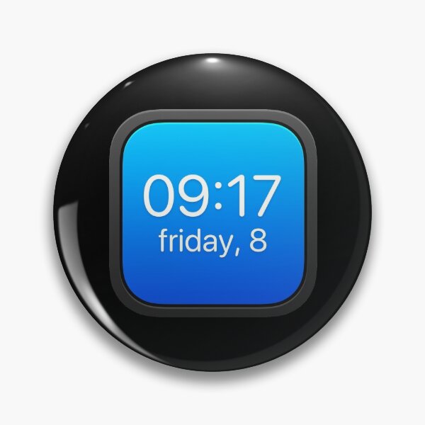 Artikelvorschau, iOS- und iPad-App „Clean Clock“. entworfen und verkauft von Tee702.