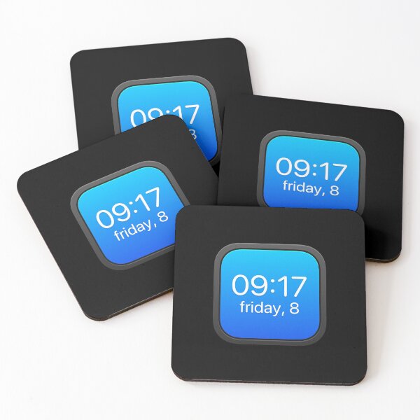 Item preview, iOS & iPad App ‘Clean Clock’. designed and sold by Tee702.