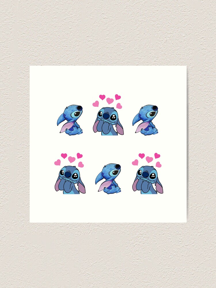 Stitch  Complicated But Cute 2 Classic Round Sticker - Custom Fan Art