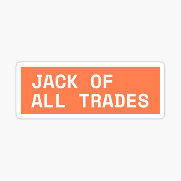 Item preview, JACK OF ALL TRADES: designer sticker pack designed and sold by the Boletus.