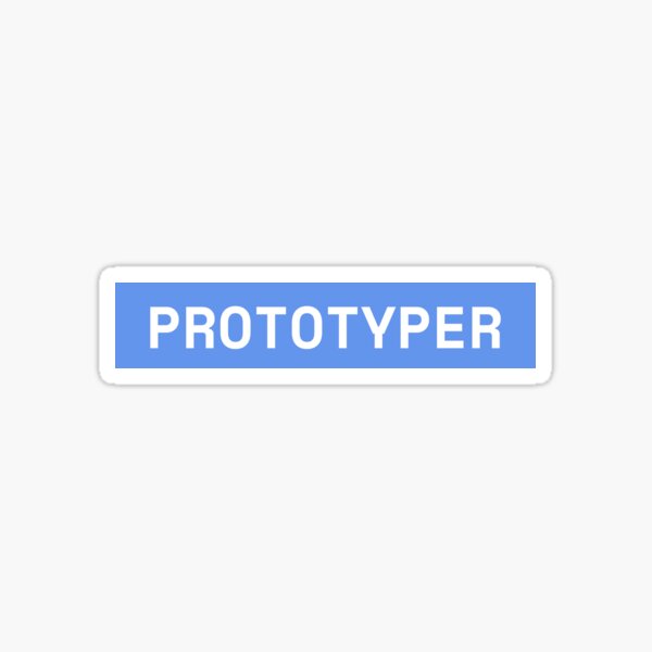 Item preview, PROTOTYPER: designer sticker pack designed and sold by the Boletus.