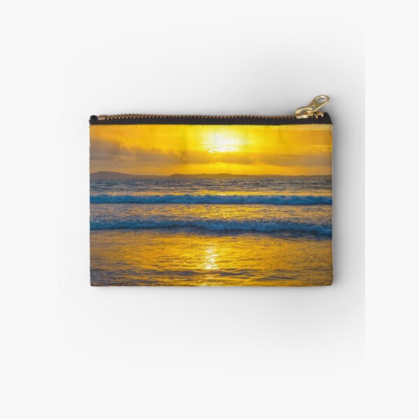 Item preview, yellow sunset at beal beach designed and sold by morrbyte.