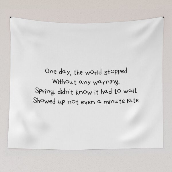 Item preview, BTS Life Goes On Lyrics Verse 1 (English) designed and sold by Aooms123.