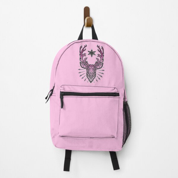 Item preview, pink geometric deer snowflake designed and sold by weilertsen.