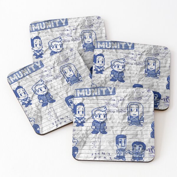 Item preview, Community Doodles - 8 bit style designed and sold by Apogeesus.