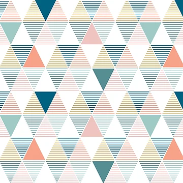 Artwork thumbnail, Colorful triangles pattern by GoDesign1