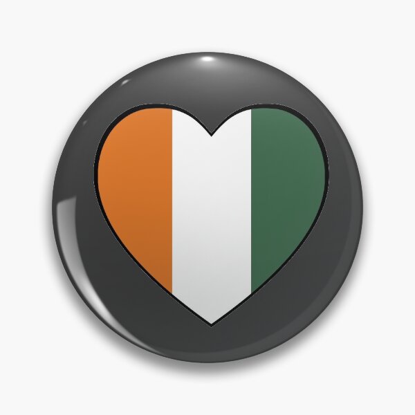 Item preview, Ivory Coast Heart designed and sold by rogue-design.