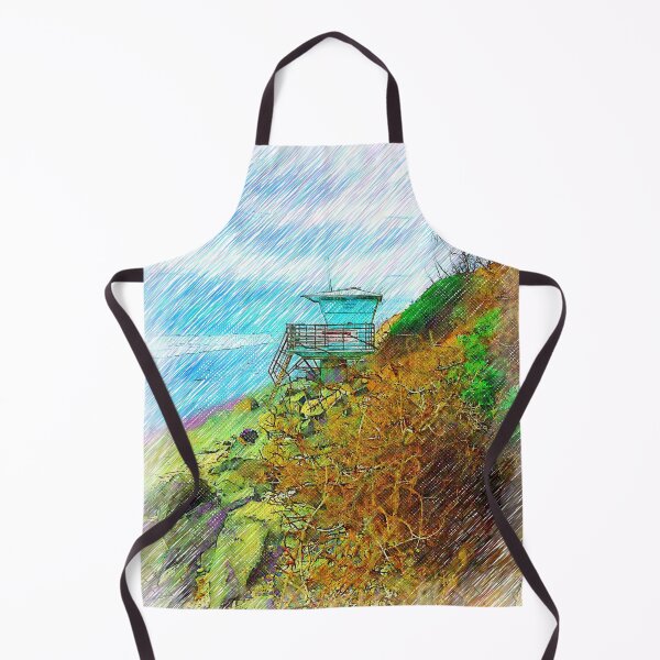 Item preview, Life Guard Station Nestled By The Bluff designed and sold by KirtTisdale.