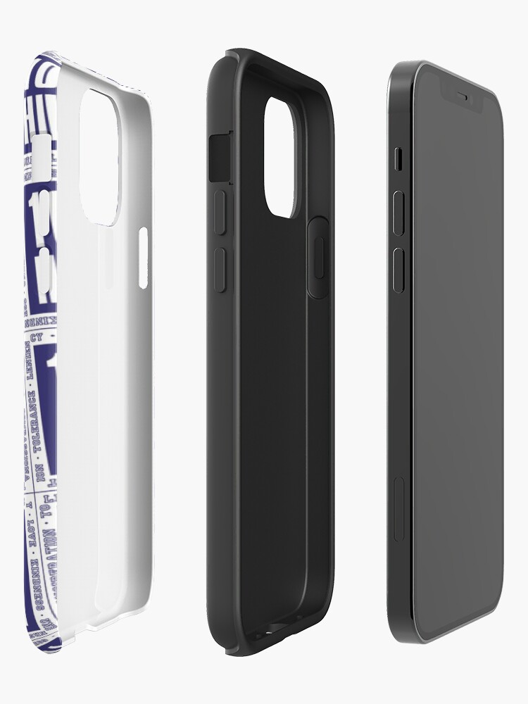 Alternate view of WE PERCEIVE | 100% HUMAN - Distortion of Humanity iPhone Case