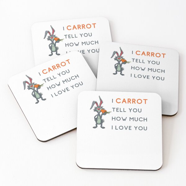 Item preview, I Carrot Tell You How Much I Love You Vegan Pun Funny designed and sold by Emerg-Apparel.