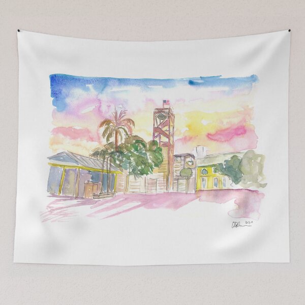 Item preview, Key West Front Street with Shipwreck Museum designed and sold by artshop77.