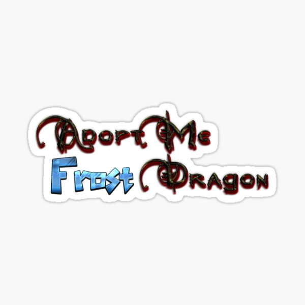 Adopt Me Roblox Pets/Adopt Me Frost Dragon Sticker